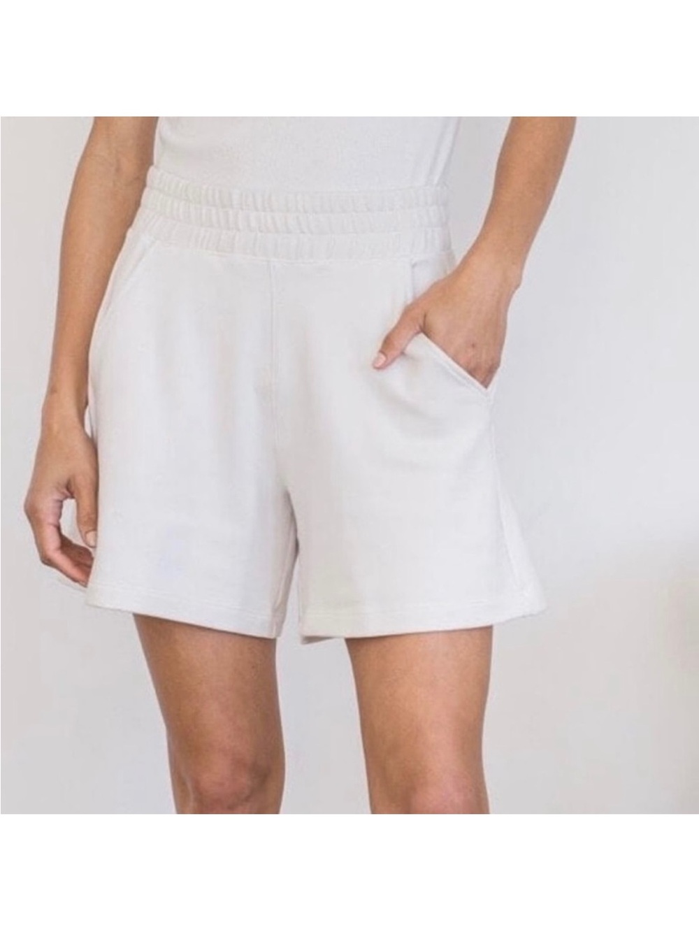 AYR The TV Pima Cotton Fleece Short